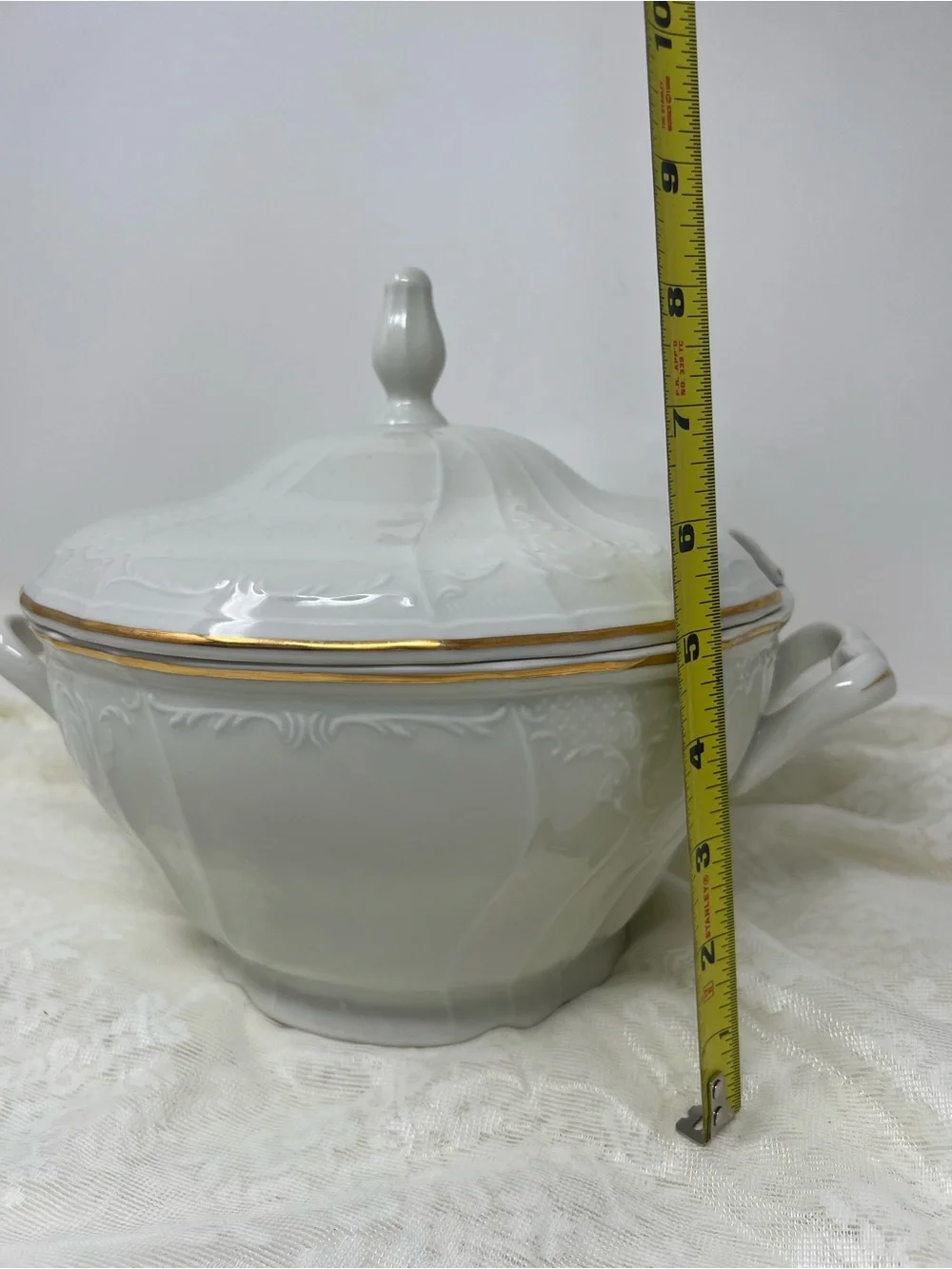 Vintage BernadotteTureen with Gold Trim